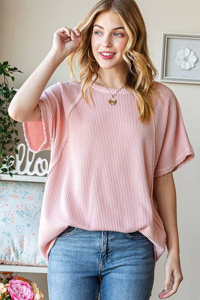 Sage Ribbed Top