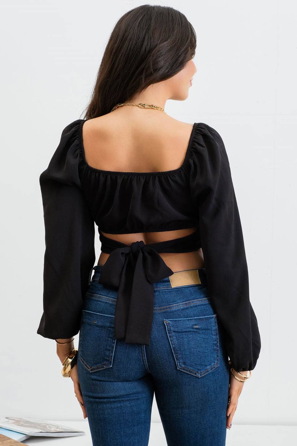 Black Corset Blouse