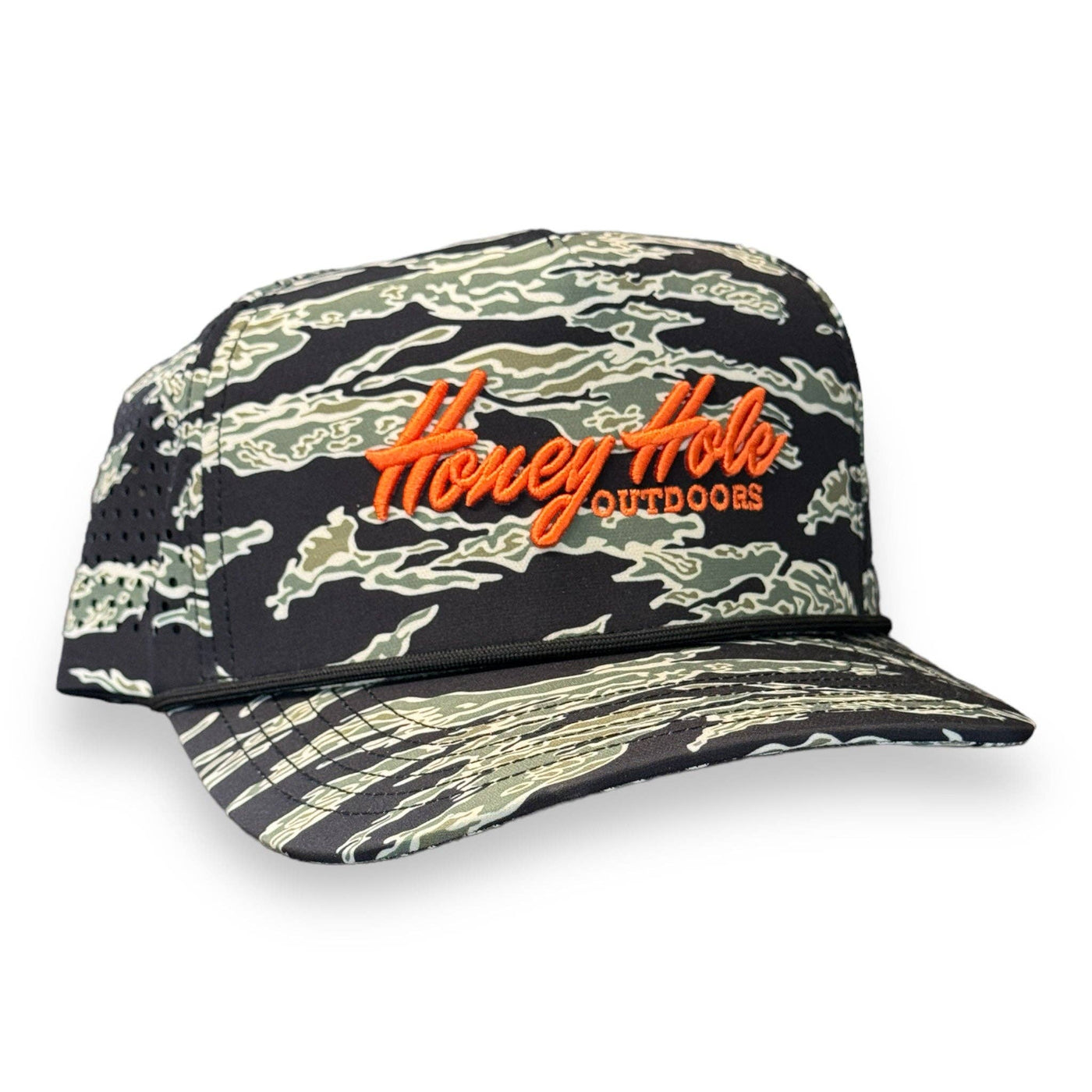 Honey Hole Performance Rope Hat - Heritage -Tiger Camo