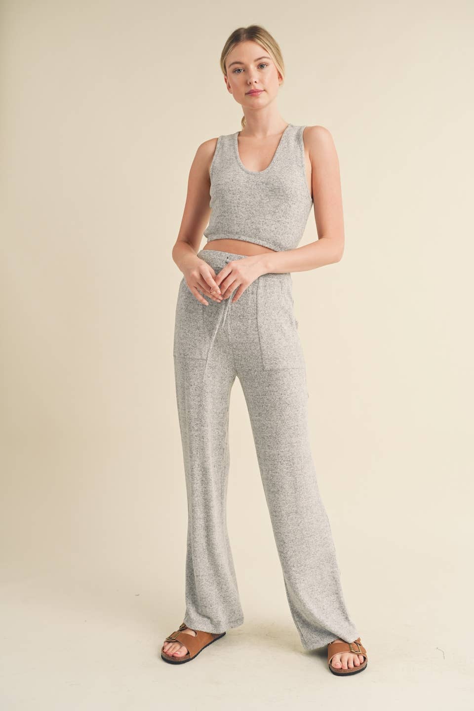 Soft Brushed Hacci Lounge Set