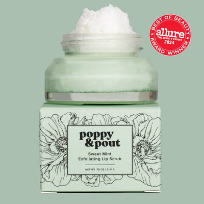 Poppy & Pout Lip Scrub: Sweet Mint
