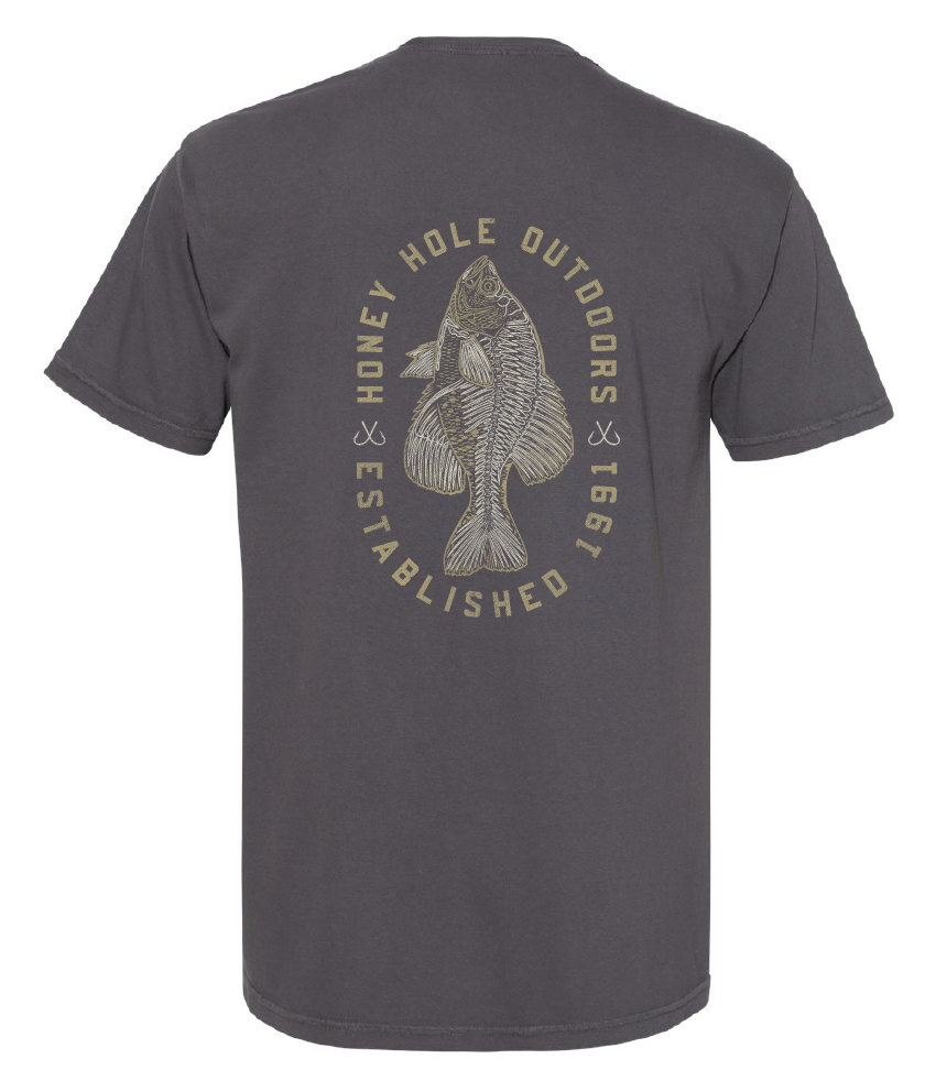 Honey Hole - Skelly Crappie Short Sleeve Tee