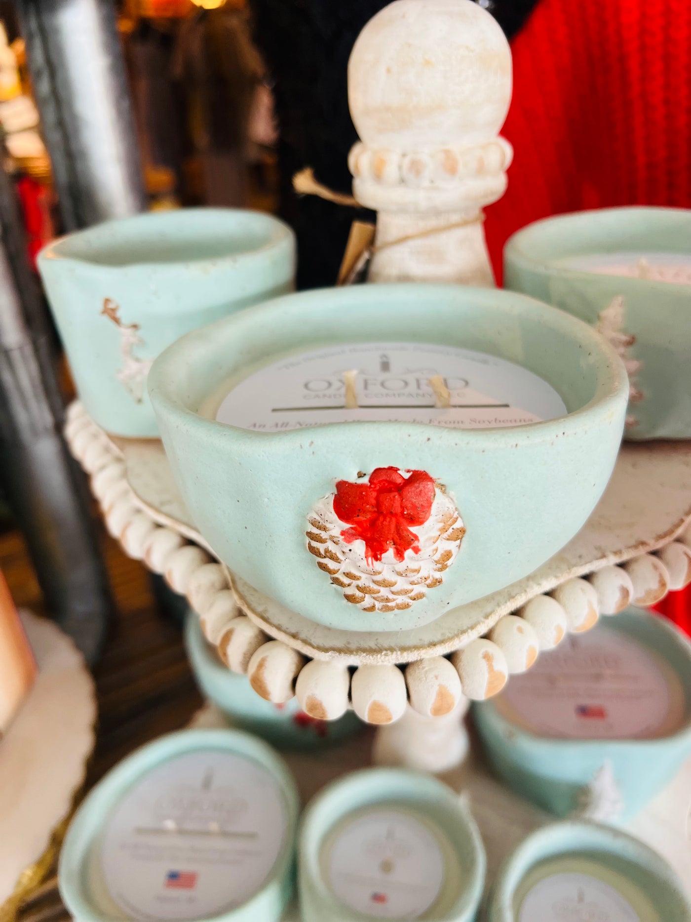 Oxford Candle Co. 7oz Tiffany Blue Pottery Candle