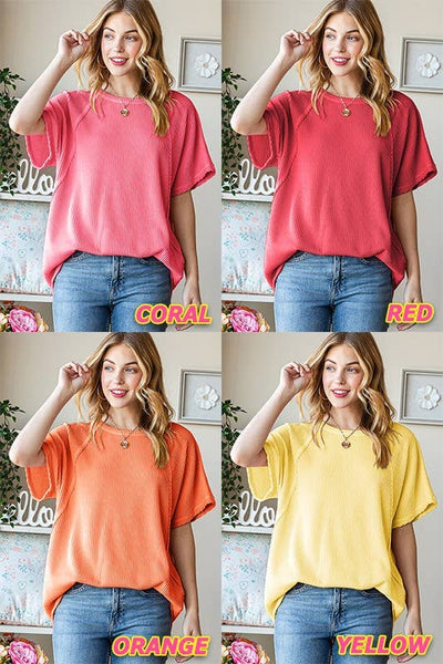 Coco Summer Ribbed Top