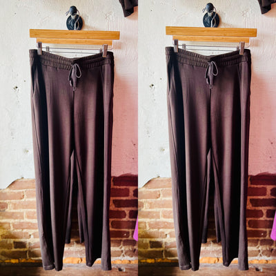 Wide Leg Drawstring Sweatpants