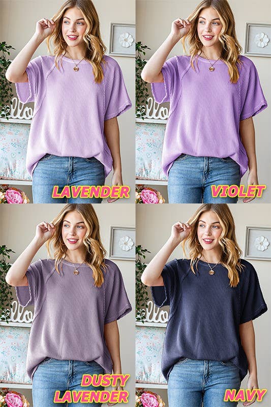 Sage Ribbed Top