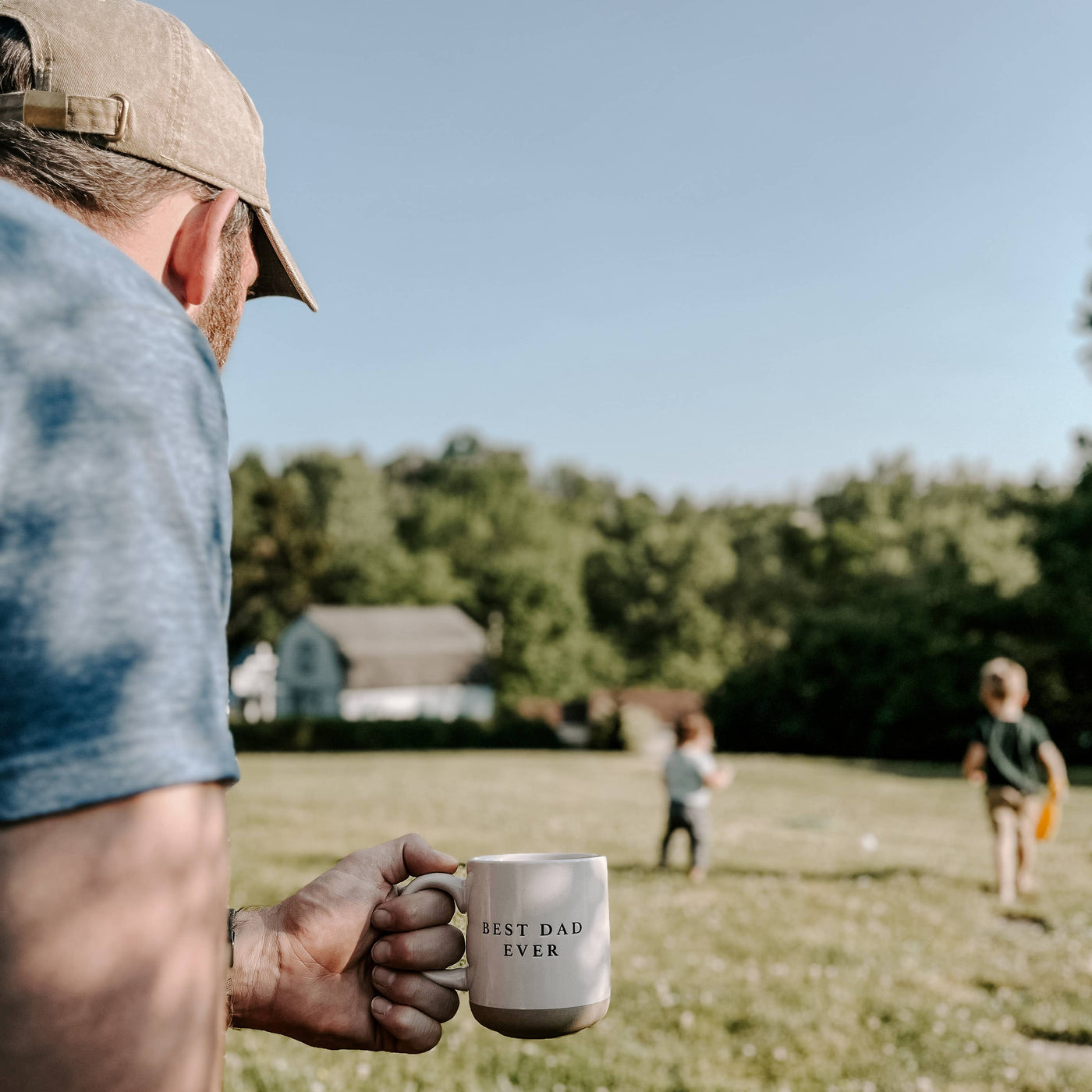 Best Dad Ever Stoneware Coffee Mug