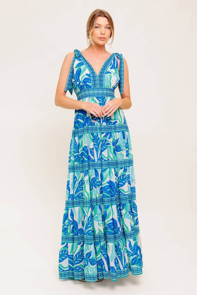Blue Tropical Maxi