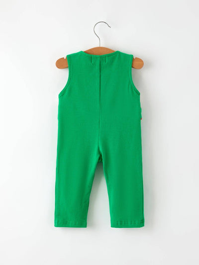 Christmas Character Candy Embroidery Baby Boy Romper