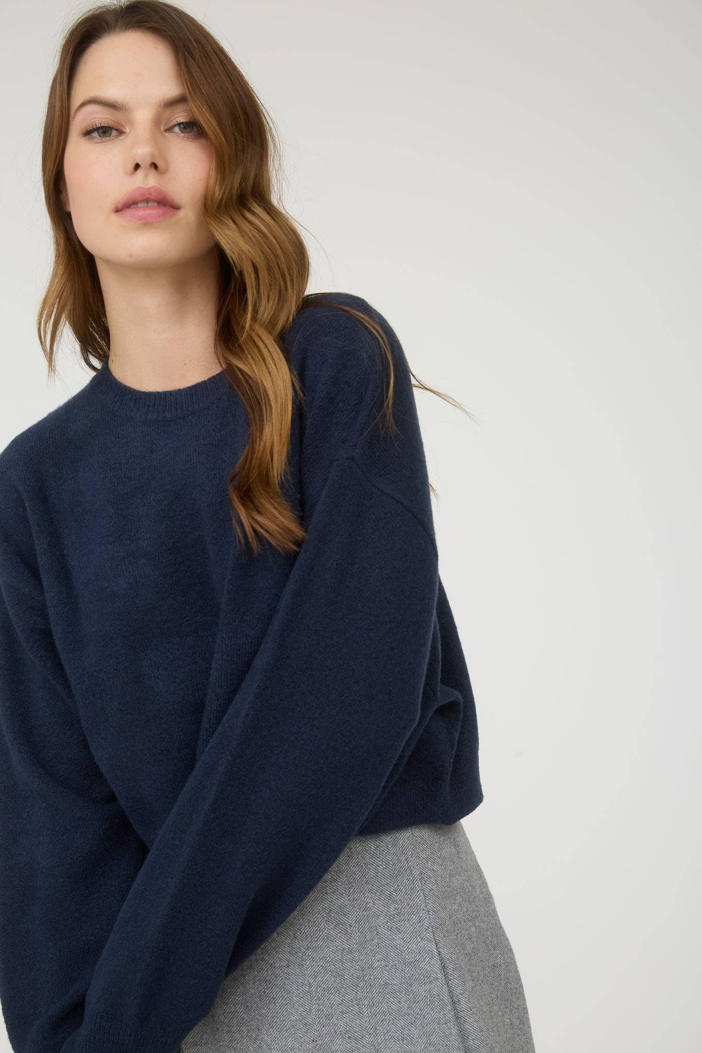 Cream Cropped Sweater