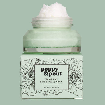 Poppy & Pout Lip Scrub: Sweet Mint