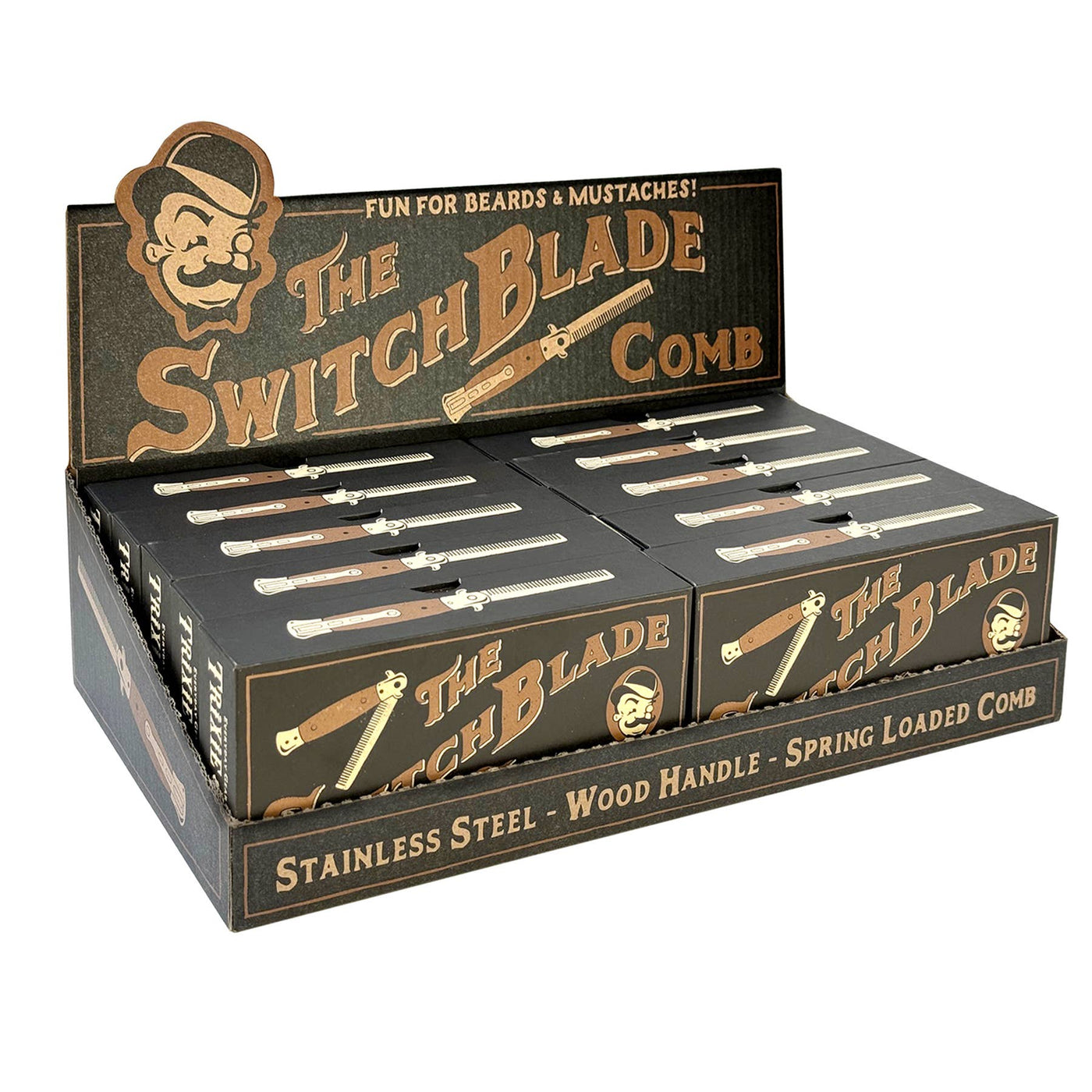 Genuine Switchblade Comb