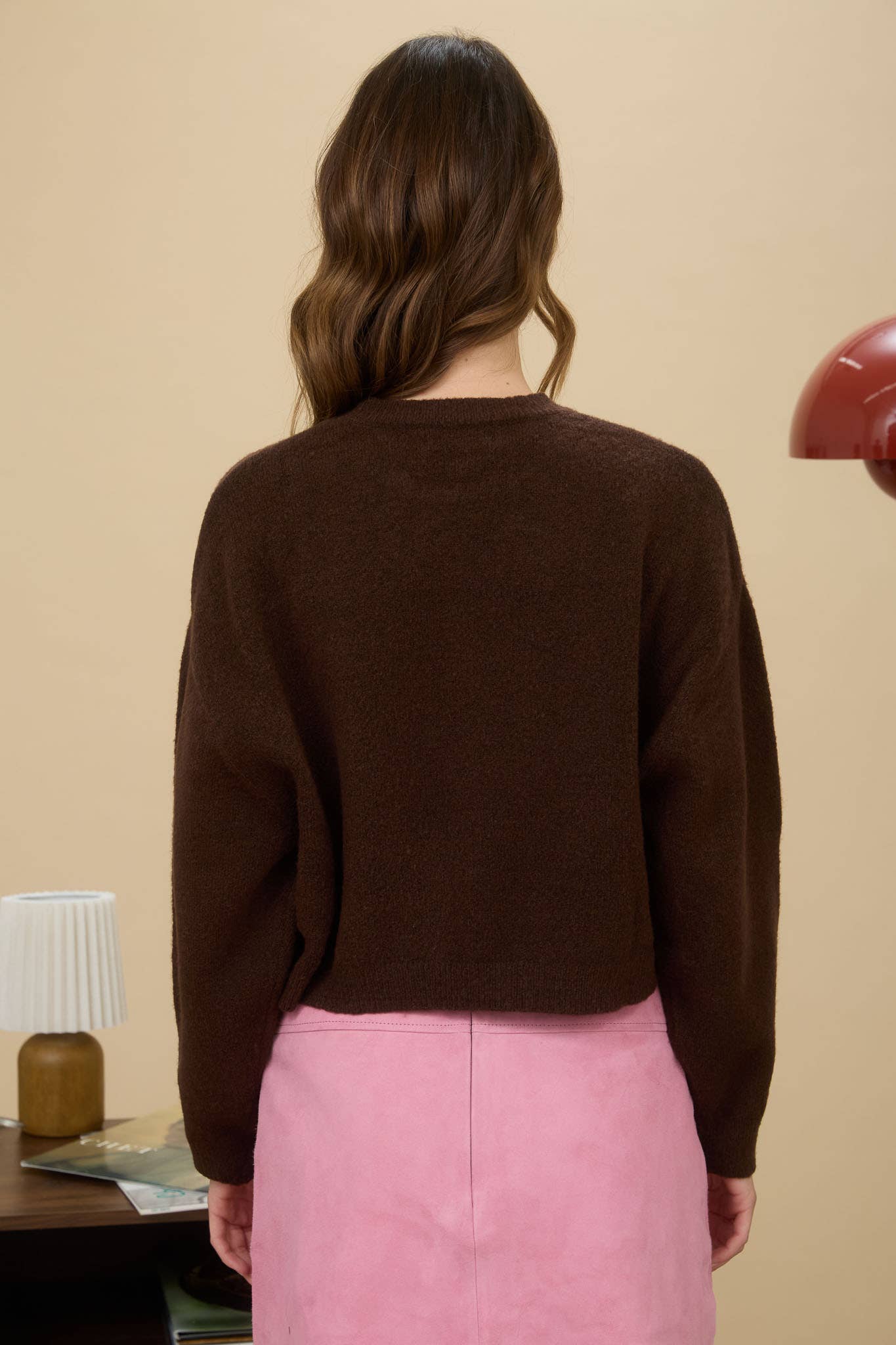 Cream Cropped Sweater