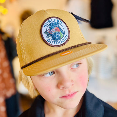 Burlebo Youth - Duck and Dog Coyote Tan Cap