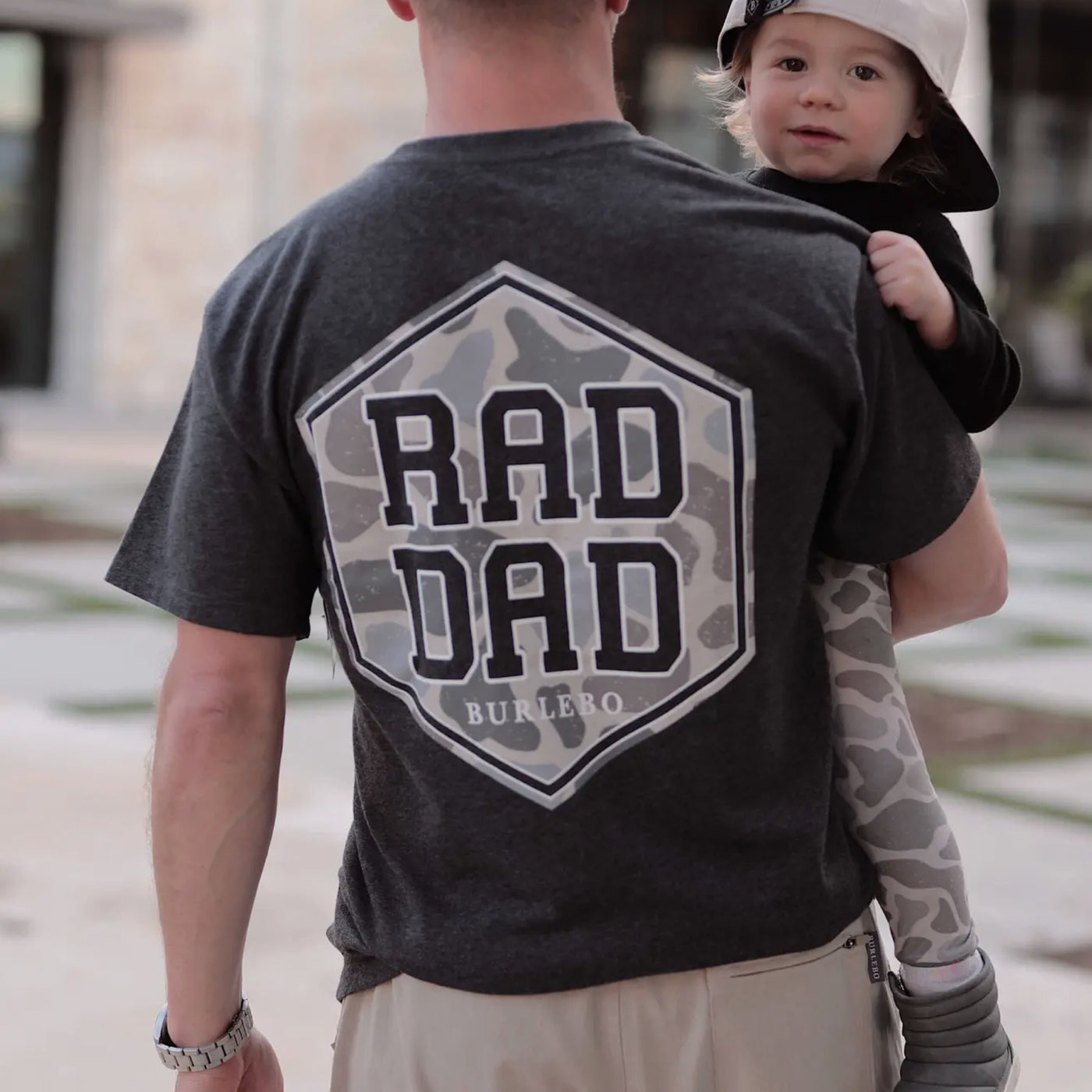 Burlebo Deer Camo Rad Dad Tee