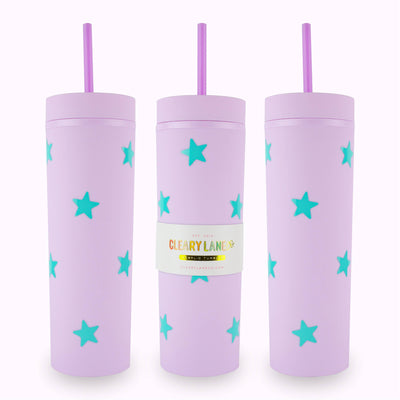 Clearly Lane 16oz Matte Tumbler Cup | Canary Hearts