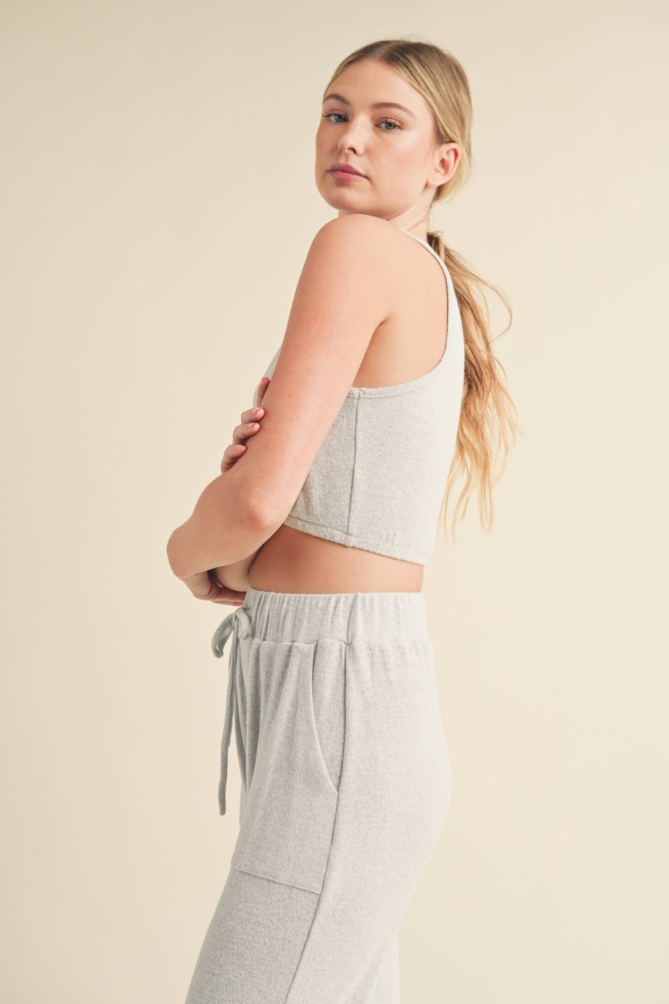 Soft Brushed Hacci Lounge Set