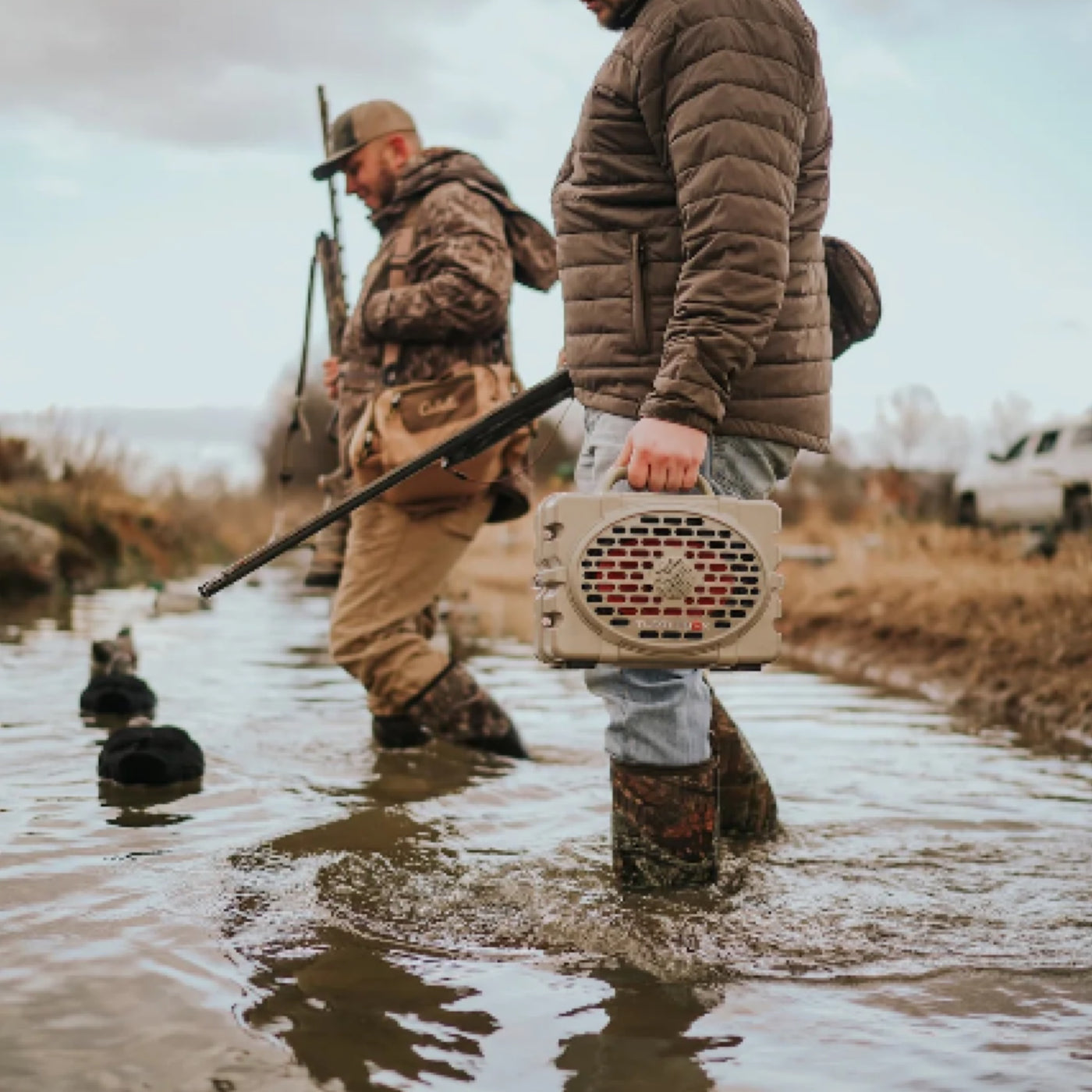 Turtlebox Gen2 Bluetooth Waterproof Speaker - Field Tan/Black