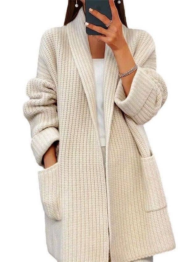 Cream Knit Cardigan