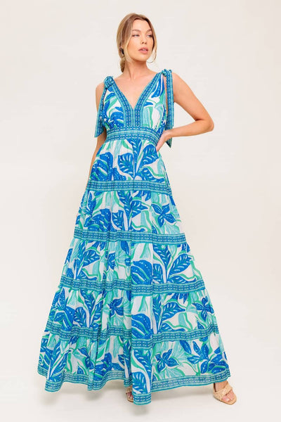 Blue Tropical Maxi