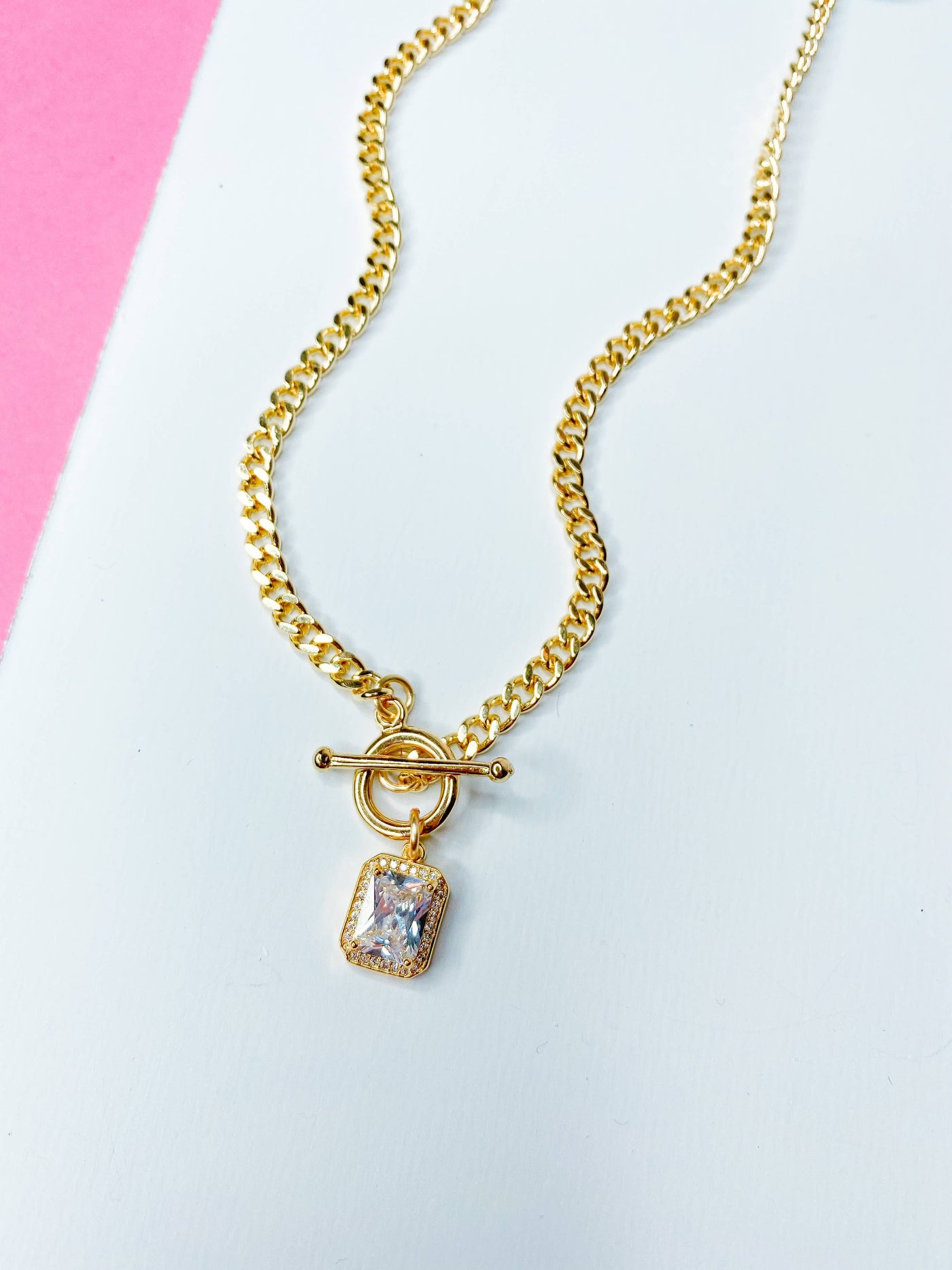 Taylor Shaye Glam Toggle Necklace