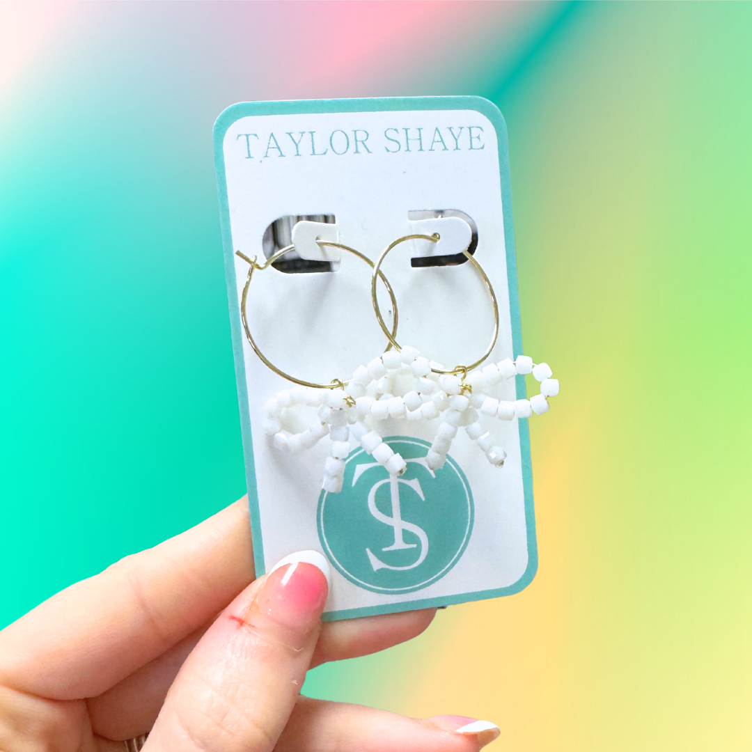 Taylor Shaye Destiny Bow Hoops