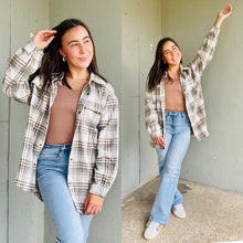 Load image into Gallery viewer, Flannel Plaid Shacket
