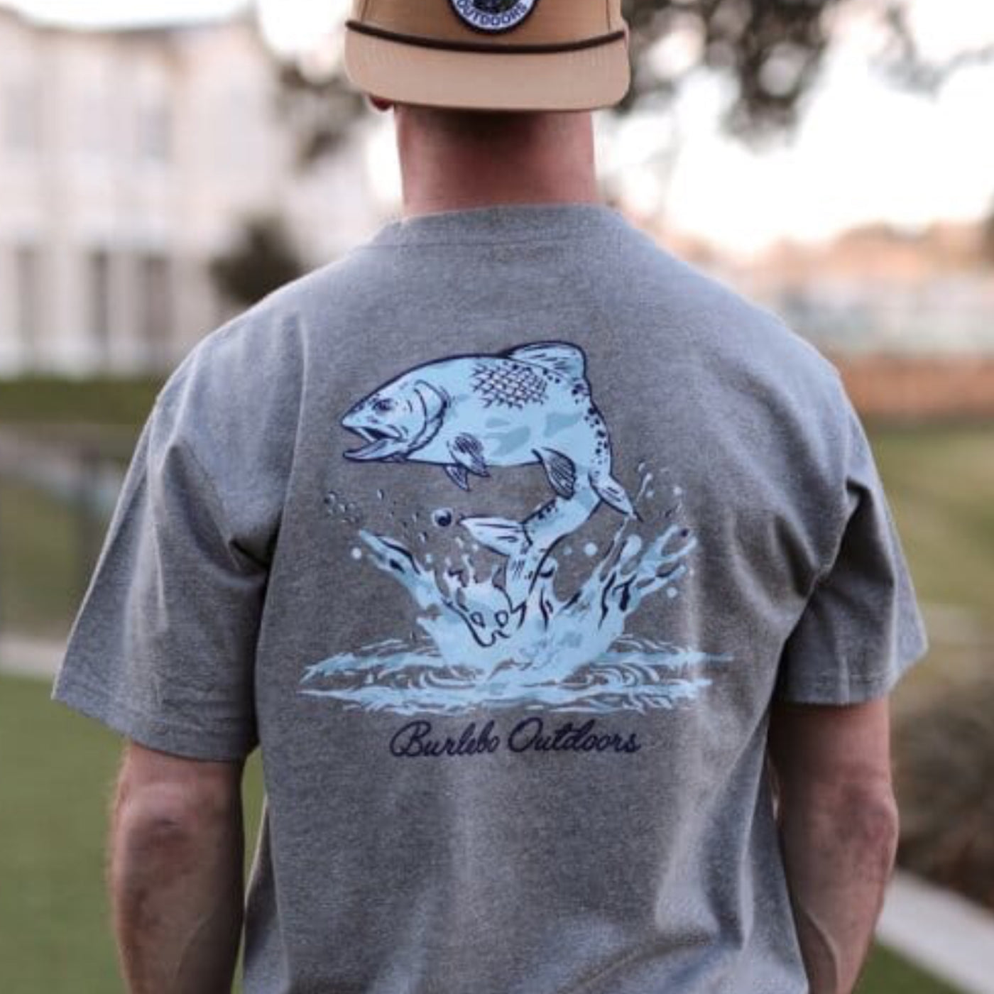 Burlebo Seaside Fish Splash Tee