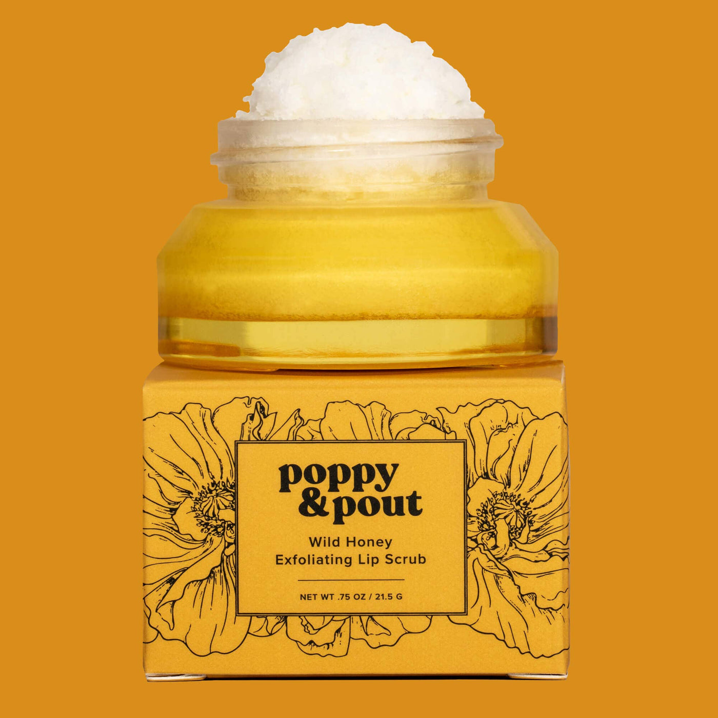 Poppy & Pout Lip Scrub: Wild Honey