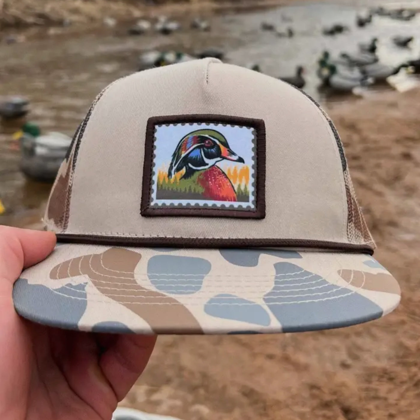 Burlebo Cap - Wood Duck Stamp - Camo