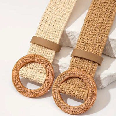 Boho Straw Belt