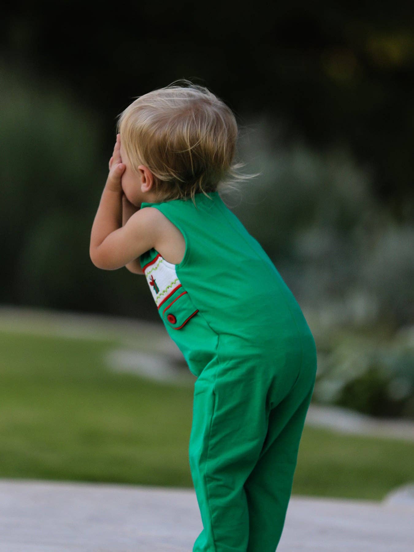 Christmas Character Candy Embroidery Baby Boy Romper