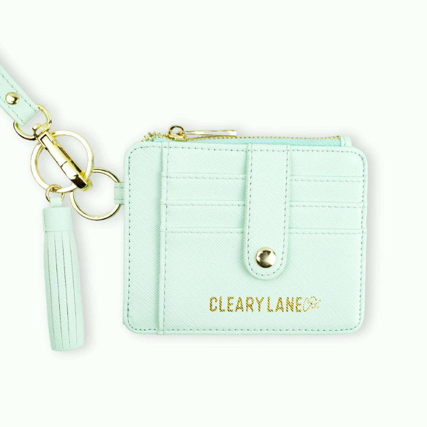 Clearly Lane Colorful Wallet Keychains: Lilac