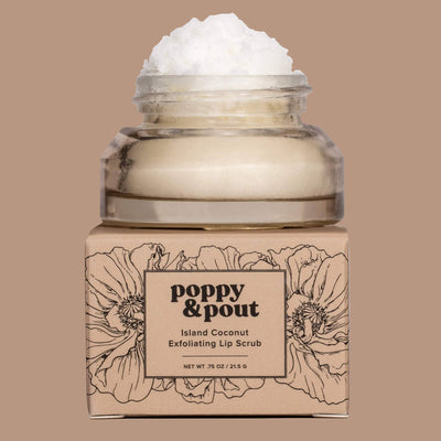 Poppy & Pout Lip Scrub: Island Coconut