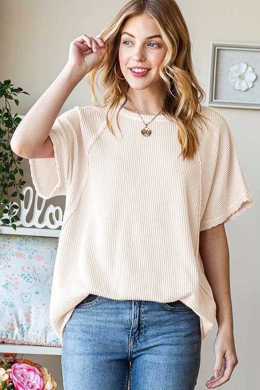Sage Ribbed Top