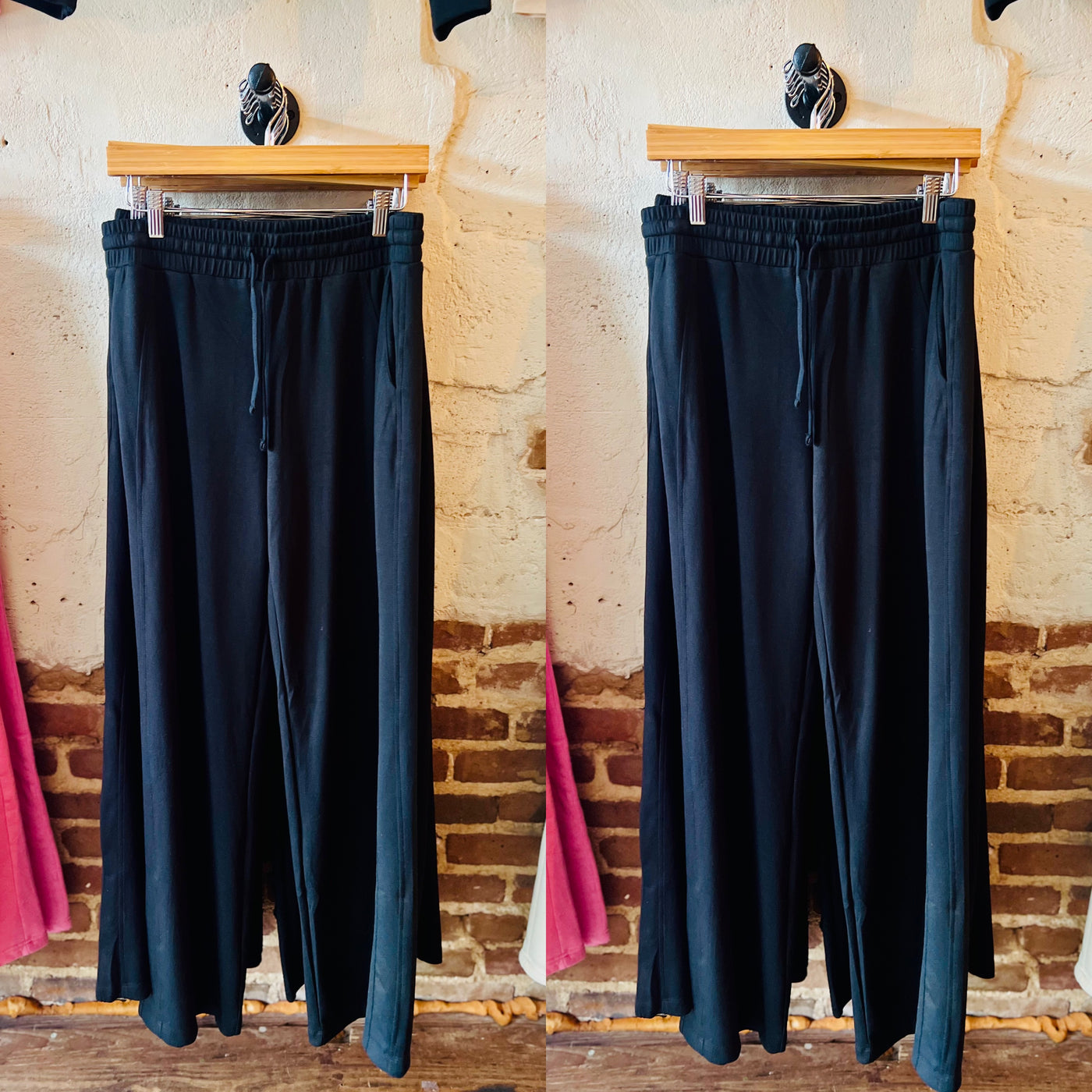 Wide Leg Drawstring Sweatpants