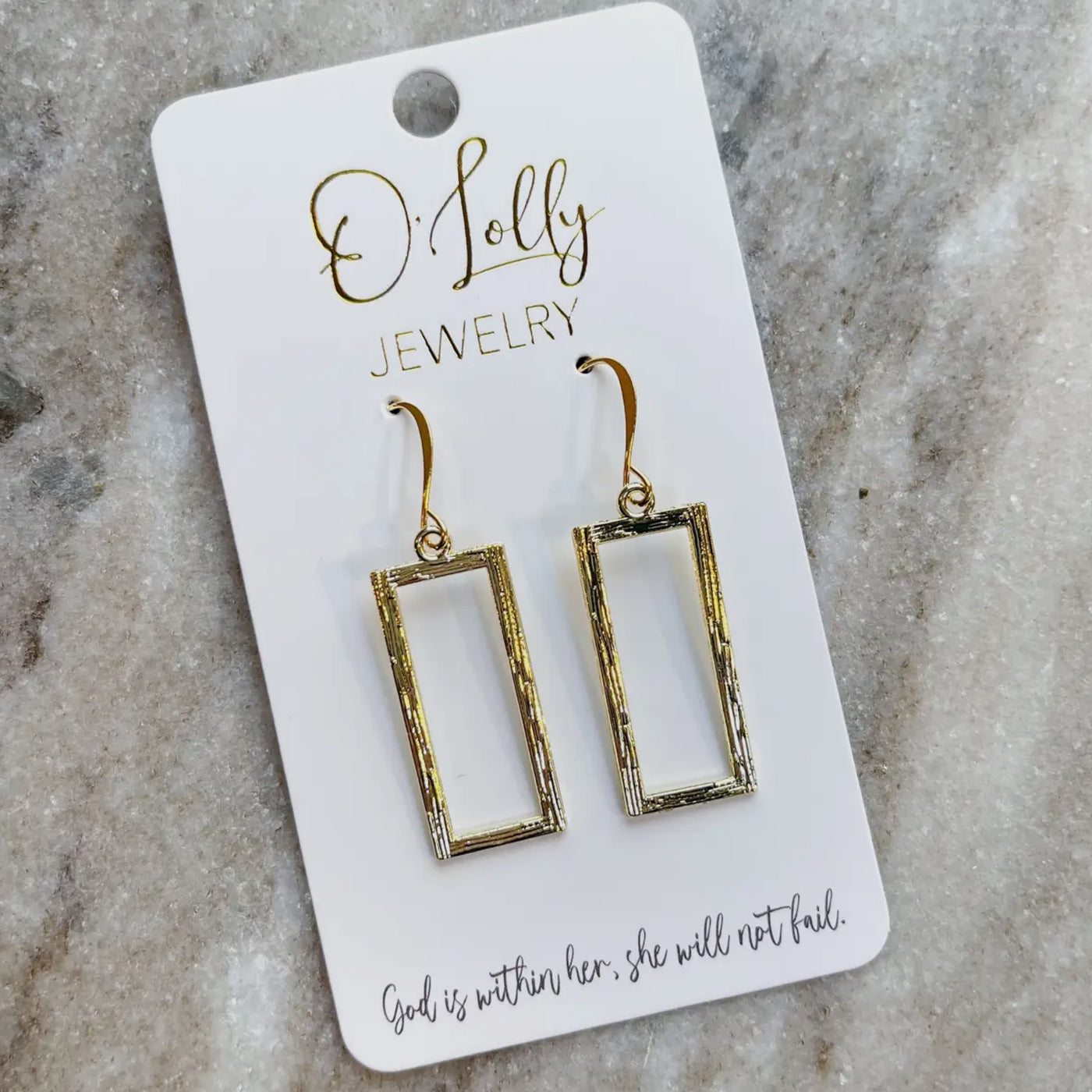 O'Lolly Gold Earrings Style 9