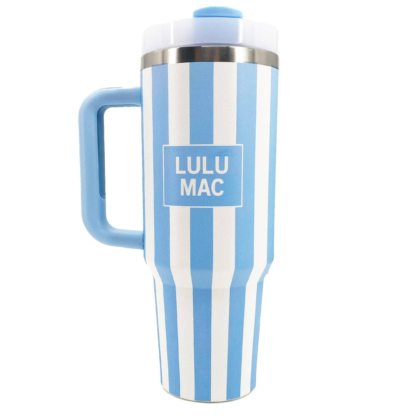 LULU MAC Stripe-Light Blue Tumbler