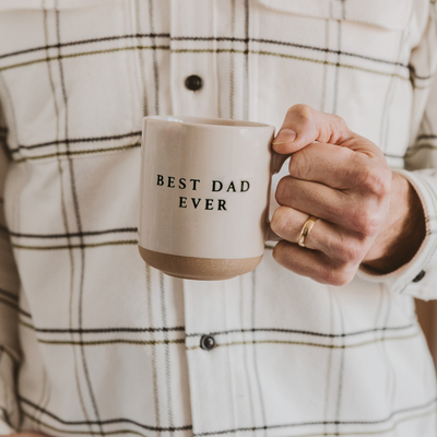 Best Dad Ever Stoneware Coffee Mug