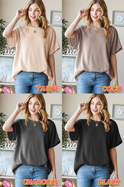 Sage Ribbed Top
