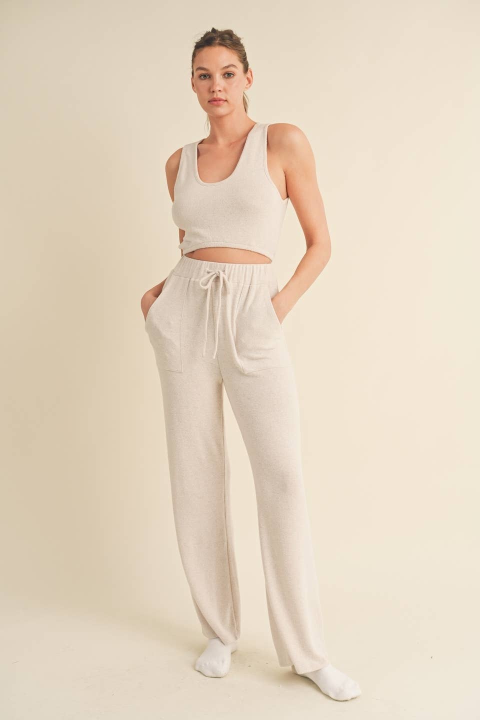 Soft Brushed Hacci Lounge Set