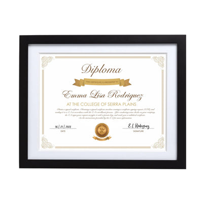 Classic Graduation Last Day Of School Diploma Frame