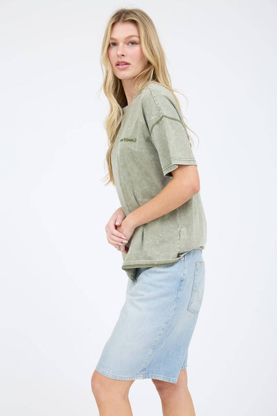 Good Vibes Washed Top