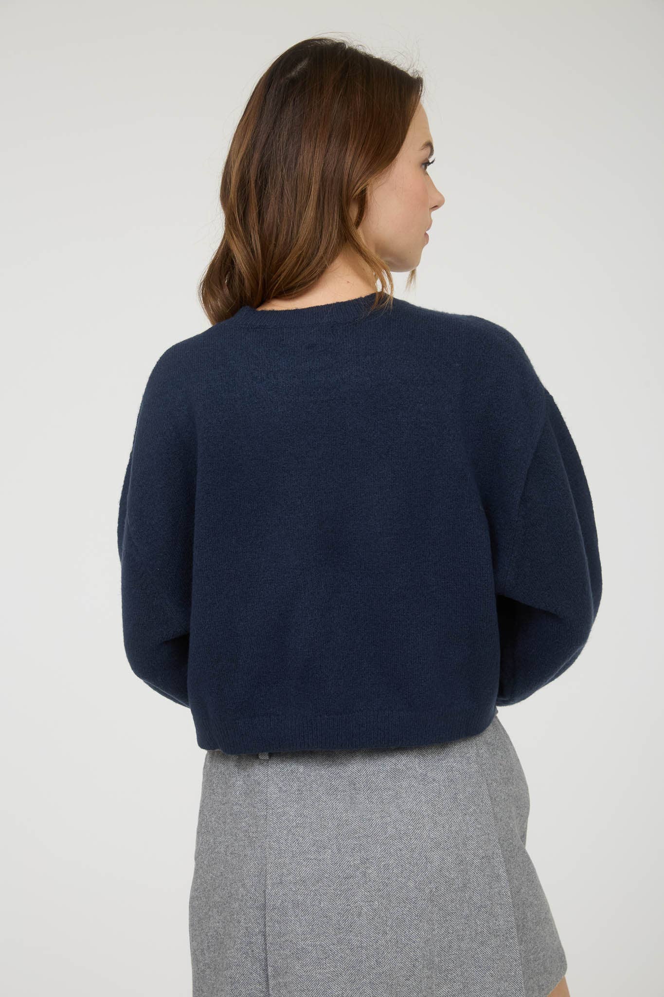 Cream Cropped Sweater