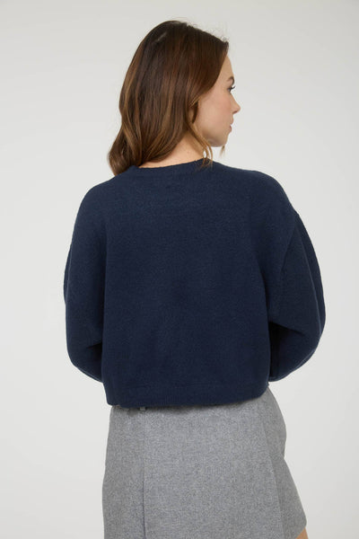 Cream Cropped Sweater