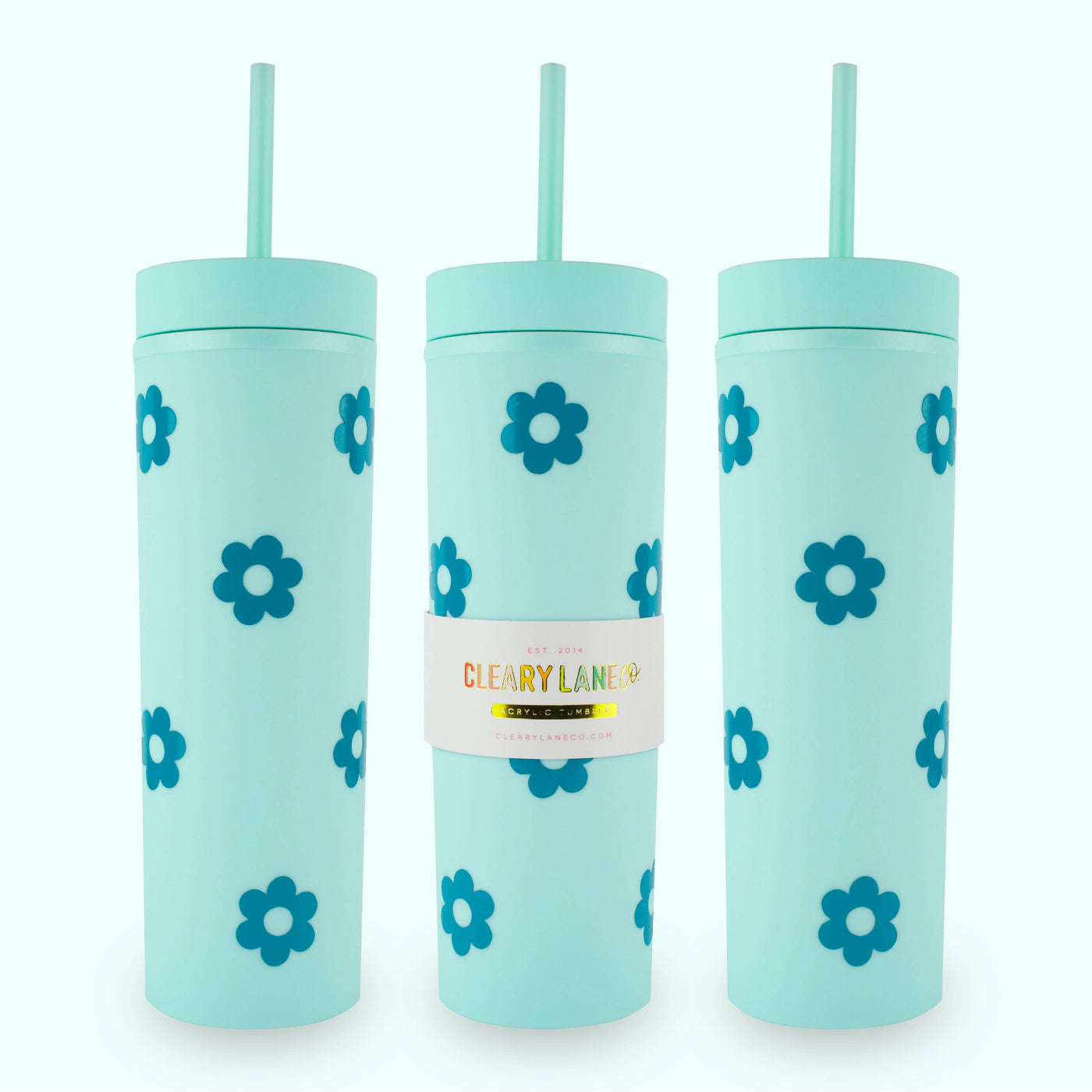 Clearly Lane 16oz Matte Tumbler Cup | Canary Hearts