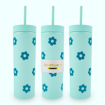 Clearly Lane 16oz Matte Tumbler Cup | Canary Hearts