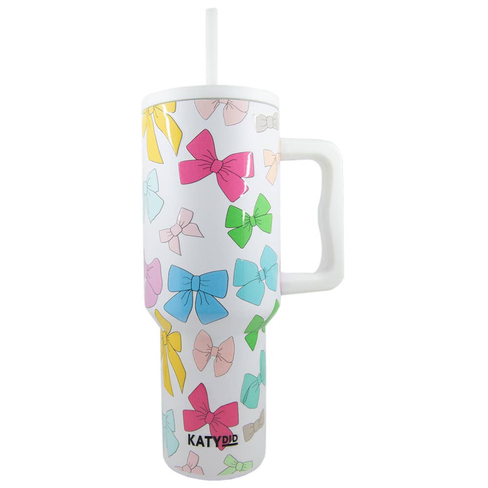 KatyDid Coquette Bows Tumbler