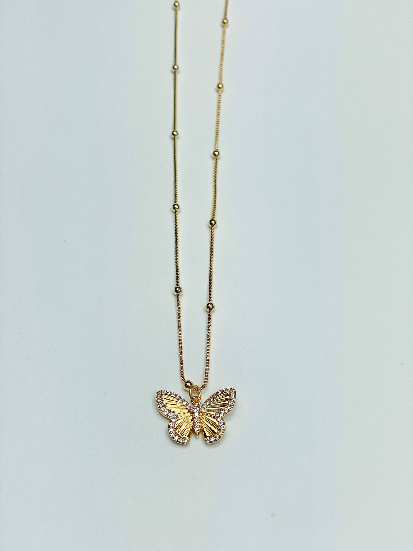 Taylor Shaye Laura Butterfly Necklace