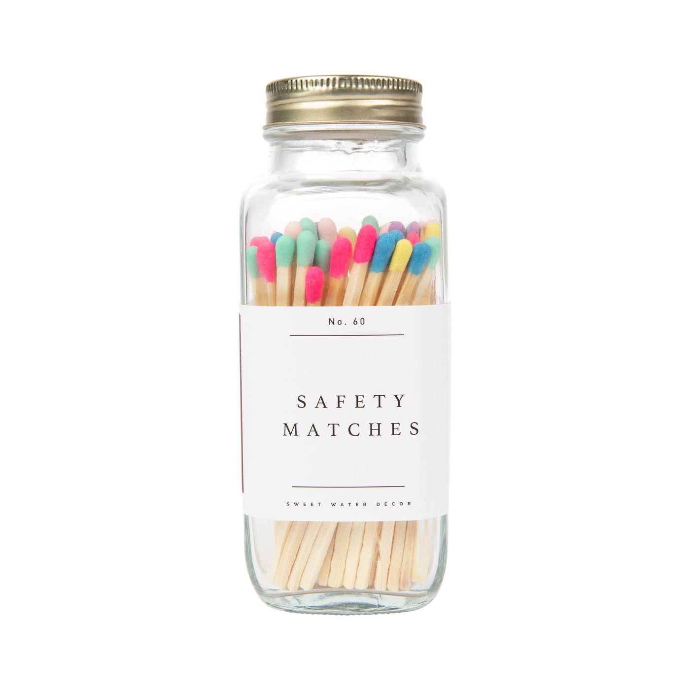 Multicolor Rainbow Tip Safety Matches